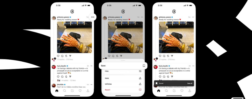 Threads add a bookmark feature akin to Instagram: This is how to apply it